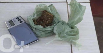 Após denúncia de tiroteio, homem é preso suspeito de tráfico de drogas