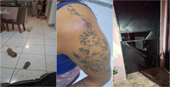 Homem é preso após agredir a companheira e quebrar porta da residência