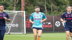 Jorginho e Léo Ortiz voltam a treinar com o elenco do Flamengo