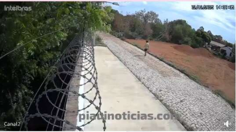 Imagens do Mateus quando ele saiu de casa na terça-feira, 02, por volta das 14h