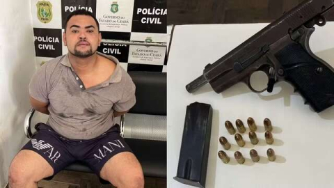 Piauiense mais procurado do Brasil é preso no interior do Ceará por tentativa de homicídio