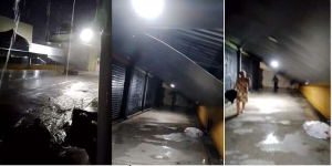 Há informações de que uma pequena parte da estrututra do Mercado de Floriano, recém inaugurado, desabou.