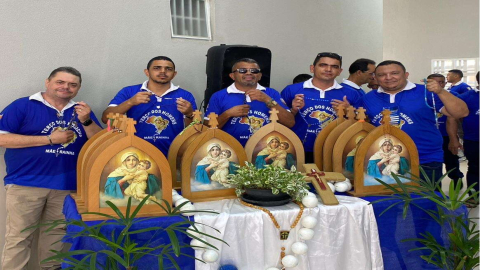 Floriano está sediando no Alto da Cruz um Congresso dos Terço dos Homens Mãe Rainha