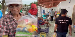 Polícia Civil de Floriano realiza Ação Social com entrega de cestas básicas