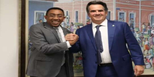 Joel esteve com o senador Ciro nesta semana, no DF, onde tratou de fortalecimento de laços