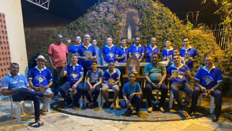 THMR da Guia reuniu hoje mais de 20 integrantes. Dr. Dilson, de aniversário, estava presente