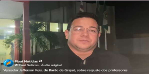 Profissionais em Educação de Barão tem reajuste de mais 6% aprovado pela Câmara. Jefferson fala da votação