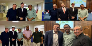 Joel esteve na solenidade de posse da nova diretoria da Associação de Jovens Empresários do Piauí