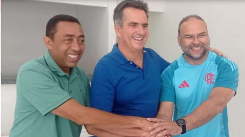 Senador Ciro desembarcou no final de semana em Floriano, onde foi recebido por líderes locais