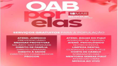 OAB Floriano realiza ação social “OAB por Elas” com serviços gratuitos para mulheres
