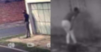 Indivíduo é flagrado se masturbando e observando mulher pela janela