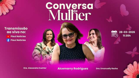 Conversa de Mulher, pelo Dia Internacional da Mulher, será nesse sábado, dia 28, às 11h