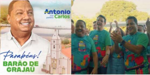 Antônio Carlos, que assume a Prefeitura de Barão na 2ª, em discurso cita sobre investimentos