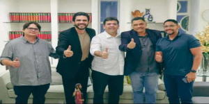 Dr. Marcus Vinícius, deputado estadual, esteve nessa quarta com Rafael Fonteles, governador do PI