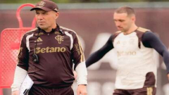 Flamengo treina com retornos de Saúl e Cebolinha