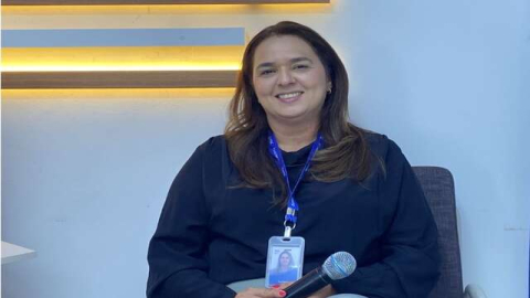 Ana Paula, gerente do SESC-Floriano, sobre a inauguração das novas instalações