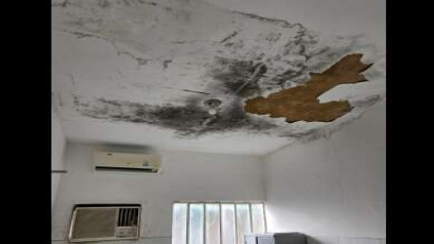 Três pacientes idosos ficam feridos após forro de UBS desabar durante reparo