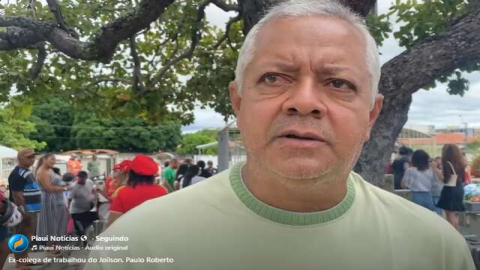 Cinegrafista Paulo Roberto sobre o falecimento do amigo Joilson Leandro, da Tv Tropical