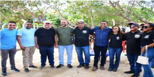 Joel, pré-candidato a governador, e Joab participam da Festa do Vaqueiro na localidade Saco