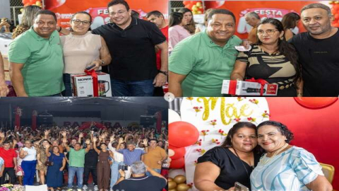 Festa das mães em Barão de Grajaú-MA, com presença do prefeito Antônio Carlos,reúne centenas 