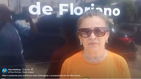 Mãe é flagrada embriagada e, na sua companhia, uma criança. O Conselho foi acionado