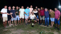 Após goleada do Juventude sobre o PSG, no Mário Bezerra, Joab e Gustavo fizeram parte da festa dos campeões