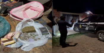 Nove pessoas são presas e adolescente apreendido durante operação contra tráfico