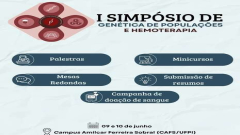Campus de Floriano promove I Simpósio de Genética de Populações e Hemoterapia em 9 e 10 de junho