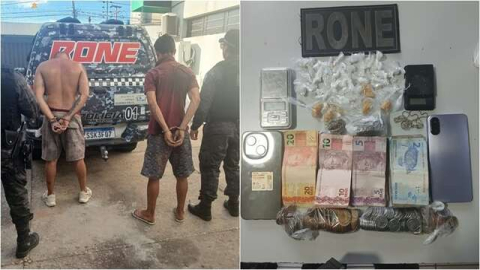 Suspeito de tráfico de drogas reage a prisão, agride policial e acaba preso