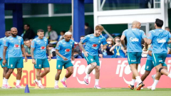 Seleção Brasileira faz primeiro treino nos Estados Unidos