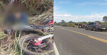 Homem é encontrado morto ao lado da motocicleta na BR 343