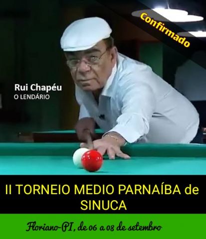 Saudade Rui Chapéu!!! O grande nome da sinuca no Brasil