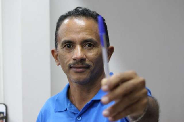azul caneta