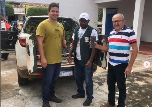 Prefeito Antônio de Lú participa de plantios de mudas nativas e frutíferas em Sçao Francisdo do Piauí