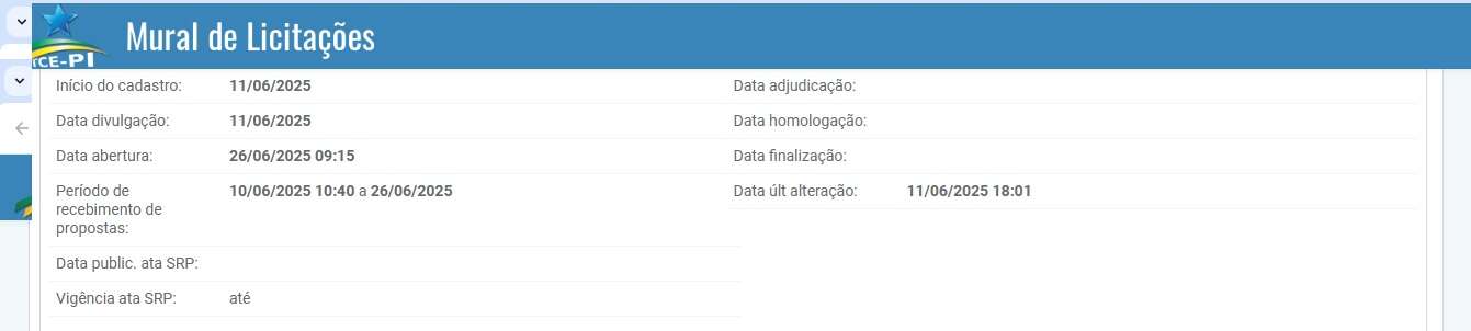 licitaçãosao