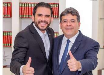 Marcus Vinícius em reunião com o governador Rafael Fonteles trata de ações e projetos