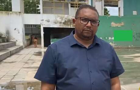 Erisvaldo Bordes acompanhou o deputado Francisco Costa na visita ao Ginásio Coberto no sábado