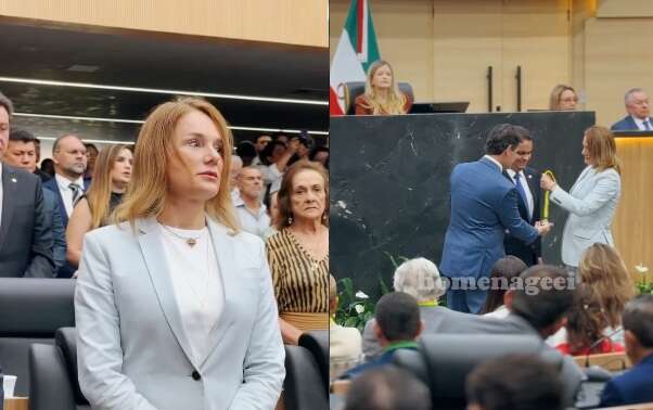 Dr. Raimundo, OAB-PI, é homenageado na ALEPI com uma indicação da dep. Ana Paula