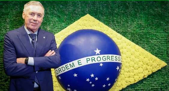 Ancelotti renova contrato com a CBF e segue na Seleção até a Copa de 2030